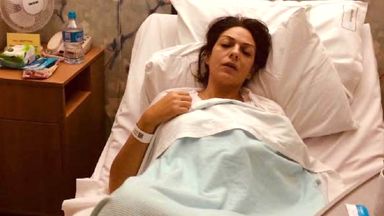 Undated handout file photo issued by the CPS of Nicole Elkabbas, lying in a hospital bed, where she conned kind-hearted members of the public out of thousands using a GoFundMe page by faking having cancer, as she is to be sentenced on Wednesday. Issue date: Wednesday February 10, 2021. file pic from PA